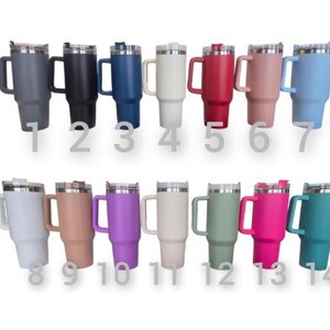 Travel Mugs Personalised Large 40oz Cups Thermal Quench With Handle Bild 6