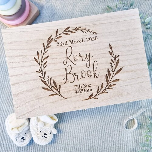 Personalised Baby Keepsake Box New Baby Gift Baby Keepsake Etsy UK