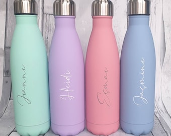 Personalised name thermal water bottle