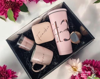 Birthday Hamper Gift Set - Personalised Special Birthday Present - For Her - 21st, 30th, 40th  Age Themed - Big Birthday number