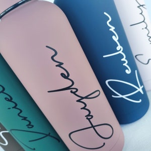 Personalised Name Thermal Water Bottle - Etsy UK