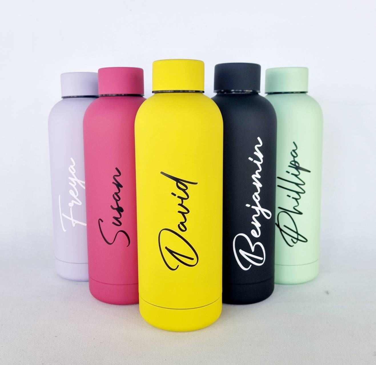 Personalised Name Thermal Water Bottle - Etsy UK