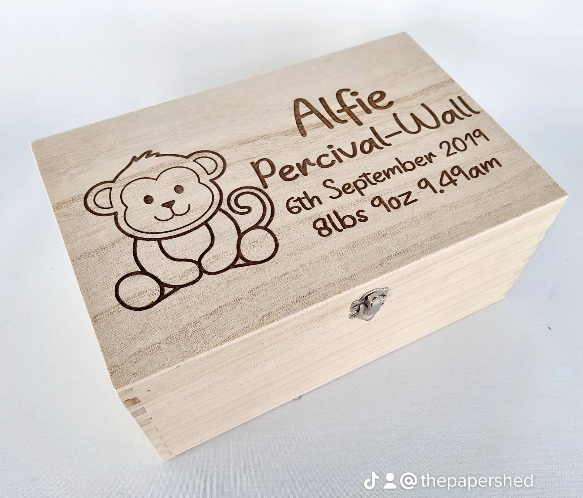 Baby Memory Keepsake Box - Etsy UK