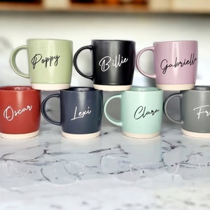 Personalised drink mug with name