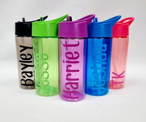 Personalised Name Back to School Water Bottle 