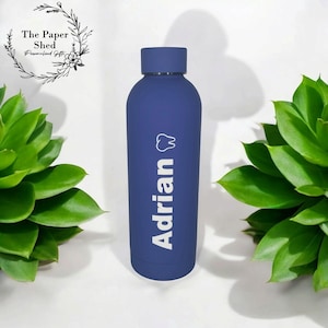 Personalised Name Dentist Dental Nurse Medical Thermal Water Bottle