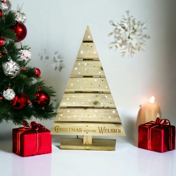 Large Wooden Christmas Tree Etsy UK