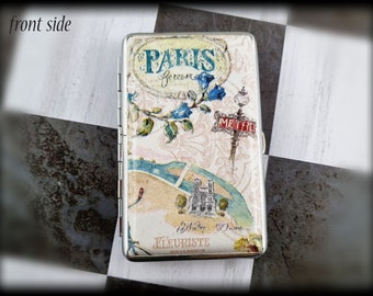Map of Paris Gift Card Holder /& Wallet