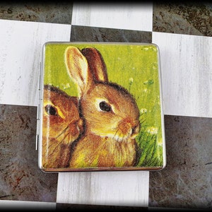 Zigarettenhülle Osterhase Visitenkartenhalter, Witziger Zigarettenhalter, Lustige Visitenkartenhülle