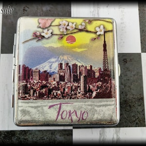 Tokyo Cigarette case king size Japan scatola sigaretta Tokyo city business card case