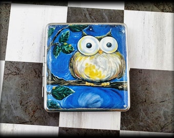 Big Cigarette case Night Owl Blue sky Cigarette box king size