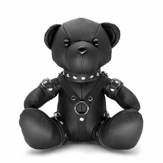 革製のBDSMテディベアEDDY - 非常に特別な変態な抱きしめたくなる