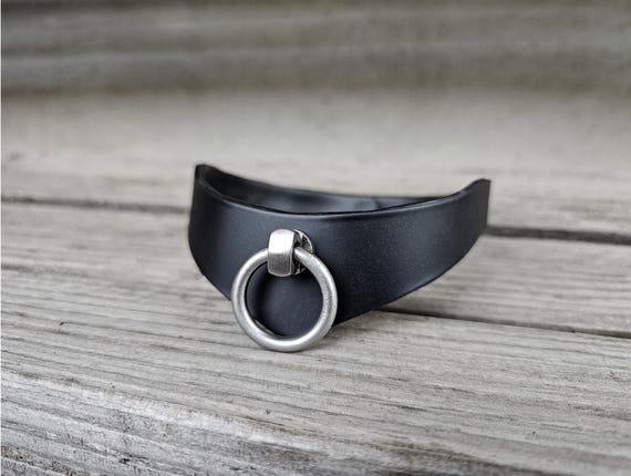 Metall Halsband schwarz matt Edelstahl abschliebar und verstellbar - Etsy  Schweiz