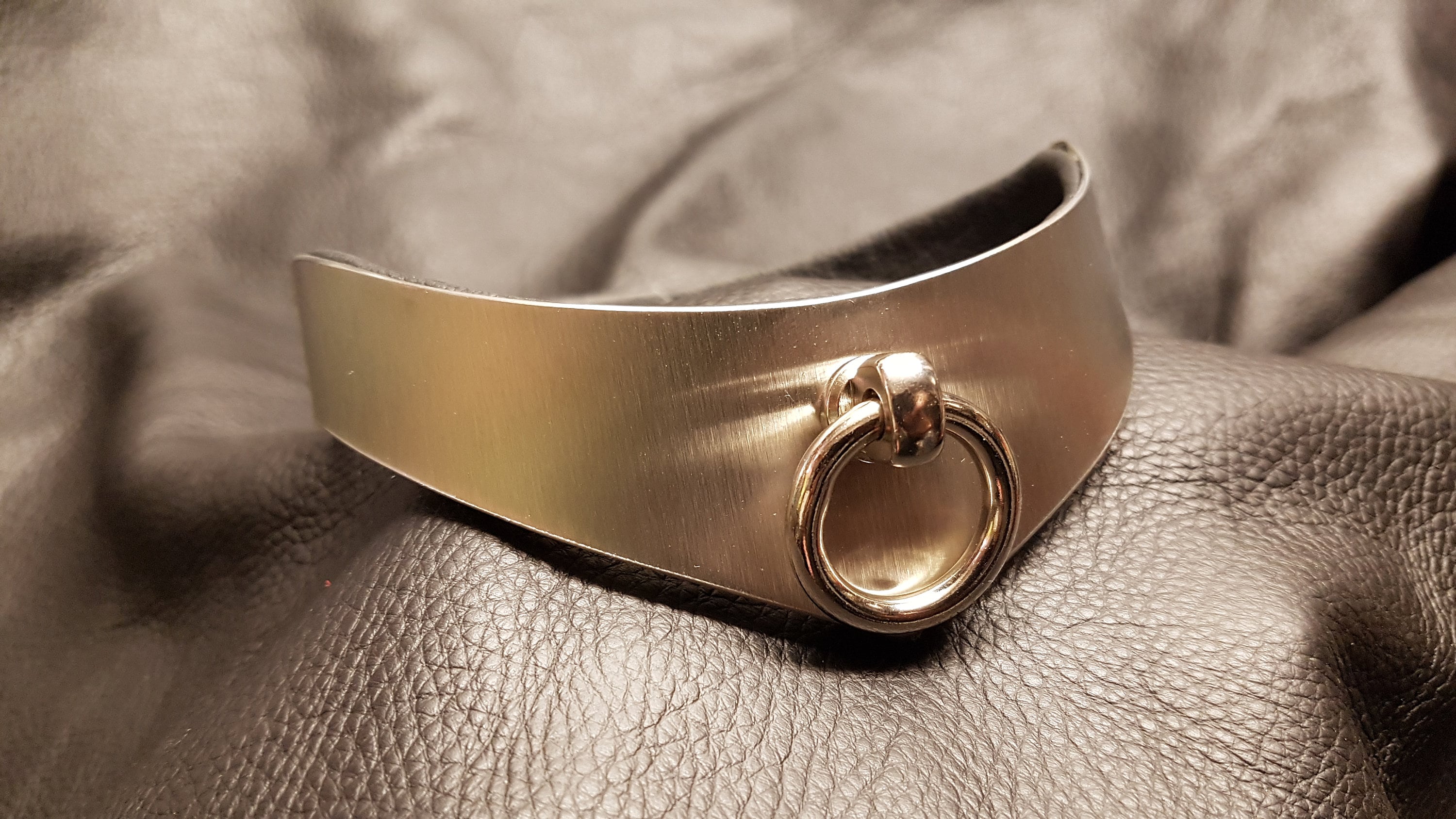 Individuelles Edelstahlhalsband mit groem Ring der O - Dein magefertigtes  BDSM Halsband aus Edelstahl-Personalisiert und perfekt angepasst - Etsy.de
