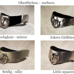 Puede incluir: Cuatro collares de plata con diferentes acabados de superficie: espejo, Jokers Girlfriend, sedoso y peque&ntilde;os cuadrados. Cada collar tiene un anillo de plata.