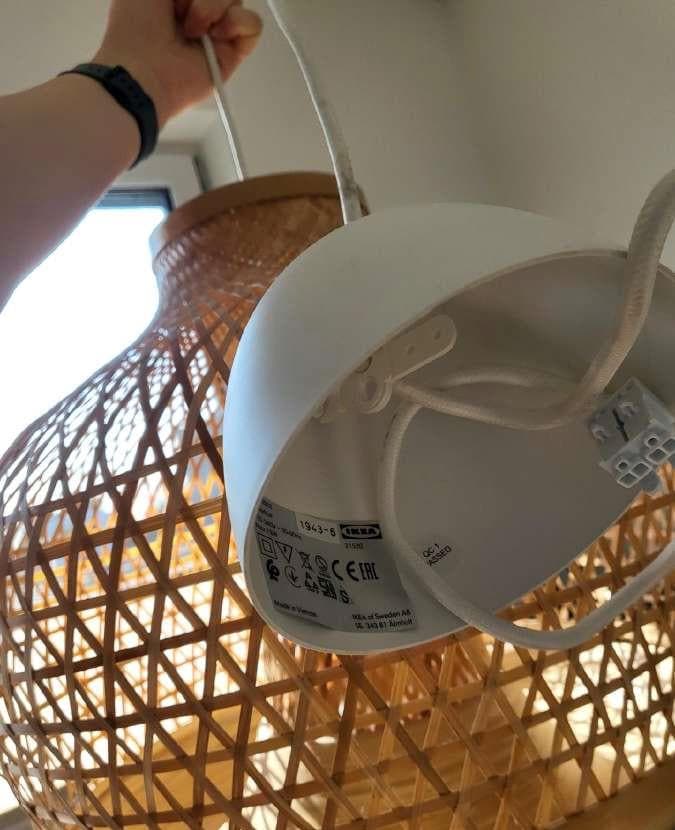 Ikea Misterhult Hngelampe Decken Kronleuchter Bambus Esszimmer Lampe Emma  Olbers Skandinavisch Moderne Leuchte 1 Lampe aus 2 Lampen - Etsy sterreich