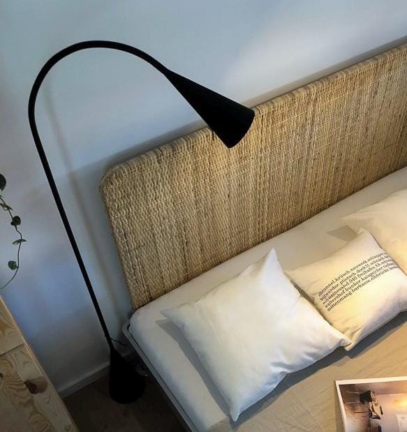 IKEA DELAKTIG LED Floor Lamp Designed by Tom Dixon, Features a