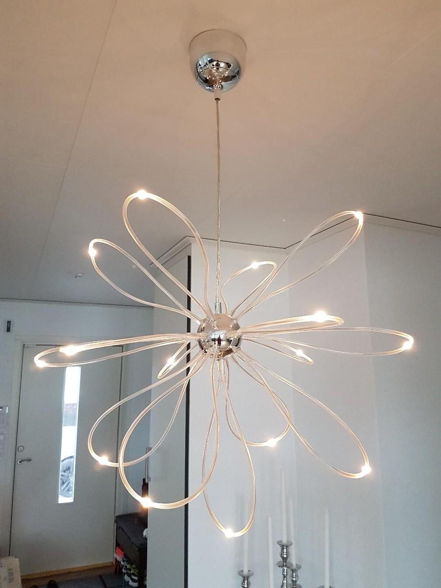 IKEA ONSJÖ LED Chandelier Flower Novelty Pendant, Onsjo 3D Ceiling
