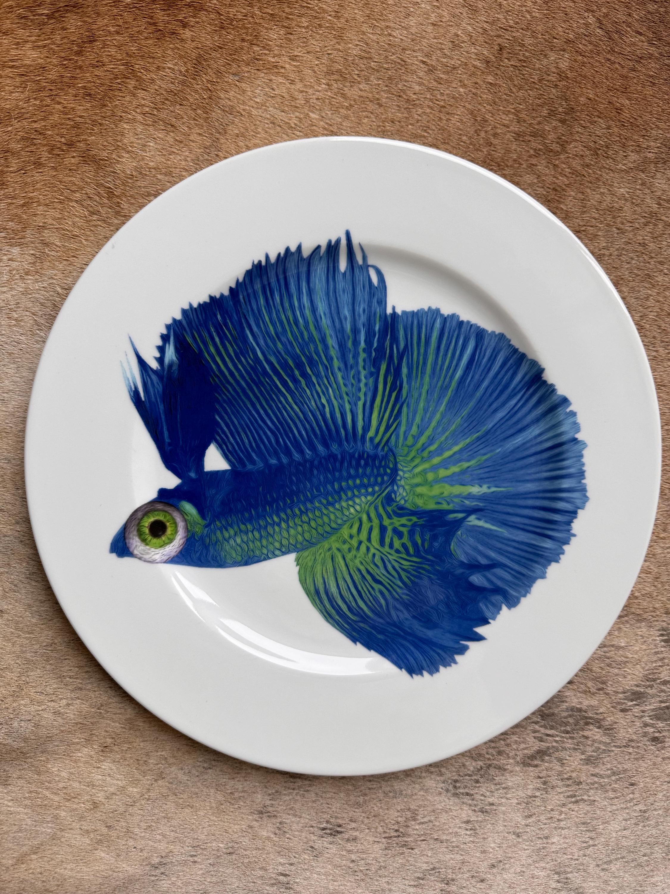Fish Form Plate – “Fladen Fish” for Gustavsberg, Sweden
