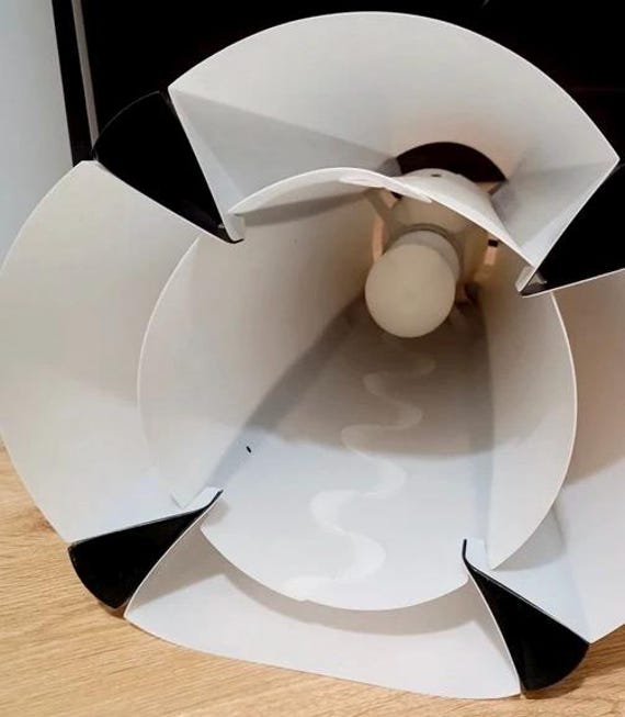Vintage Ikea Vistofta Cone Shade Pendant Light 80s Deco Revival