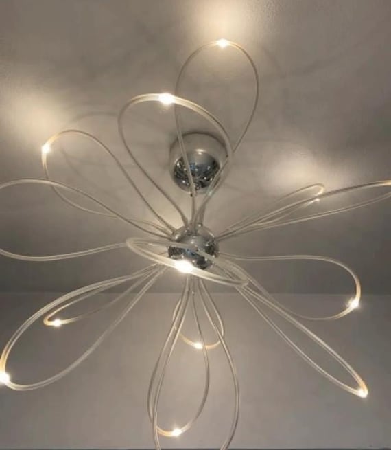 IKEA ONSJÖ LED Chandelier Flower Novelty Pendant, Onsjo 3D Ceiling