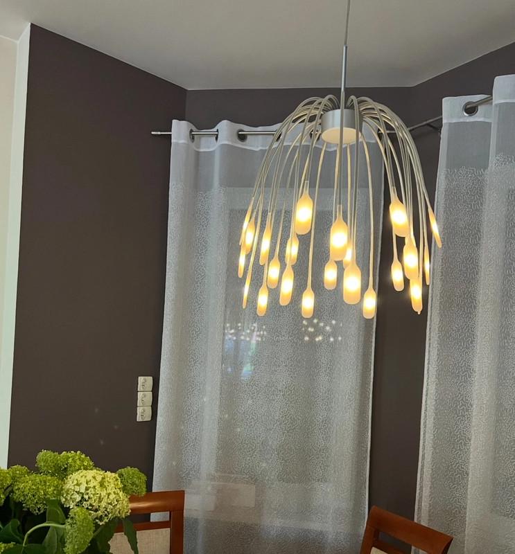 IKEA HAGGAS ペンダントライト ポストモダン Vintage IKEA HÄGGÅS LED Pendant Lamp, Discontinued Ikea Chandelier