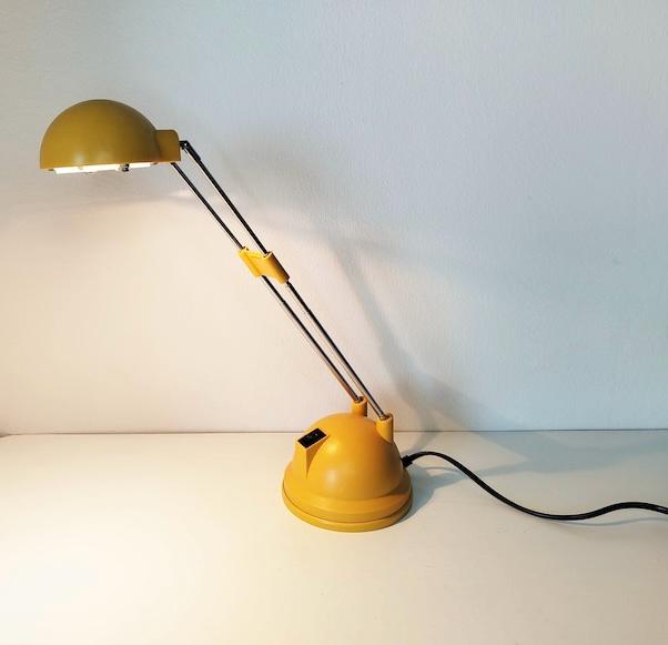 ヴィンテージ IKEA Espressivo 伸縮式テーブルランプ イエローデスク