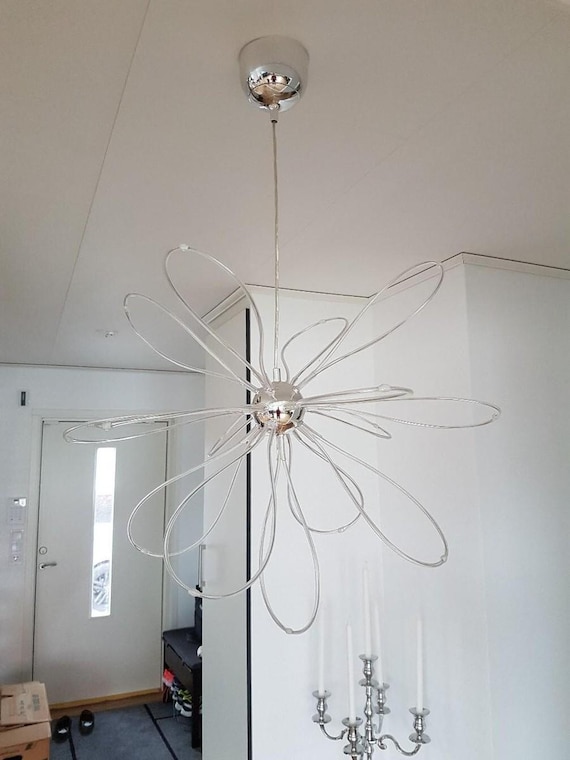 【生産終了・新品未使用】IKEA ONSJO LED シーリングライト IKEA ONSJÖ LED Chandelier Flower Novelty Pendant, Onsjo 3D Ceiling