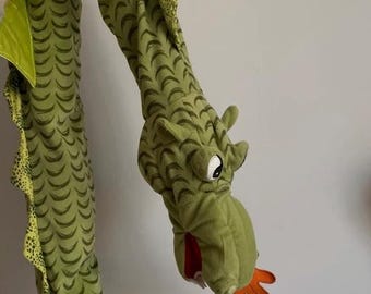 ヴィンテージ レア イケア ぬいぐるみ グリーン ドラゴン おもちゃ