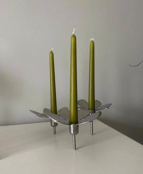 Daisy Flowers Shape Ikea Monica Mulder Design Candle Stick Holders