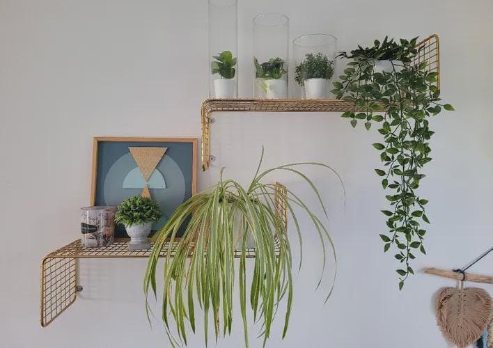 Vintage Ikea Svenhult Industrial Wall Shelf Niels Gammelgaard