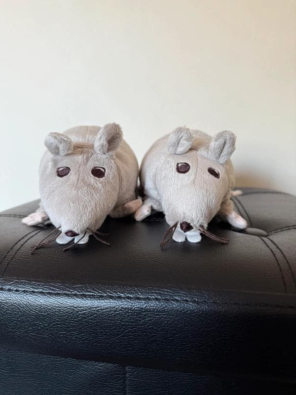 IKEA ヴィンテージ Gosig Ratta グレー ネズミ ぬいぐるみ 23 cm