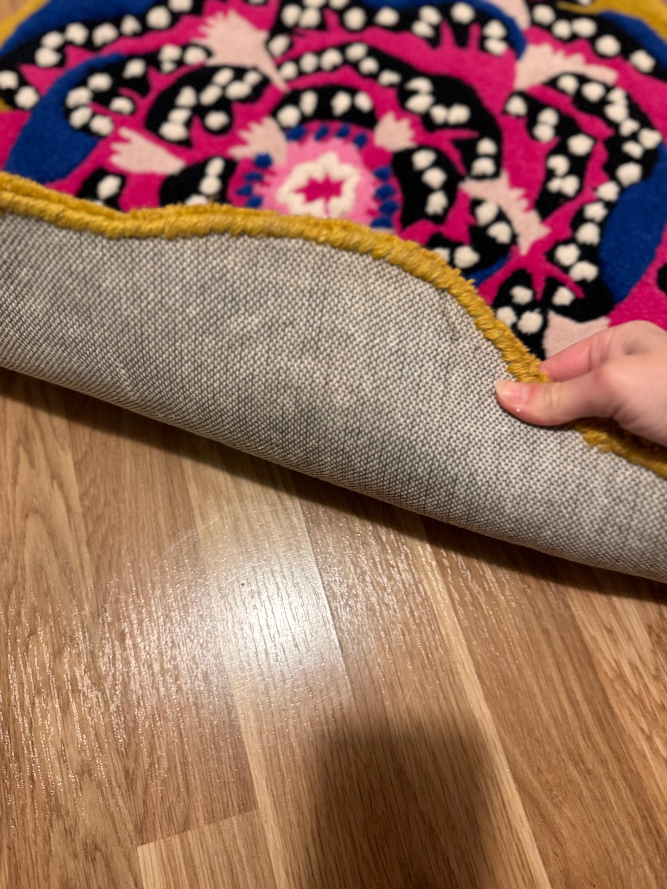 Ikea Karismatisk Flower Rug Rug, British Fashion Designer Zandra