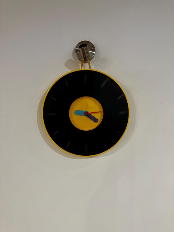 ヴィンテージ IKEA ポップアート ウォールクロック PLADDRA デザイナー