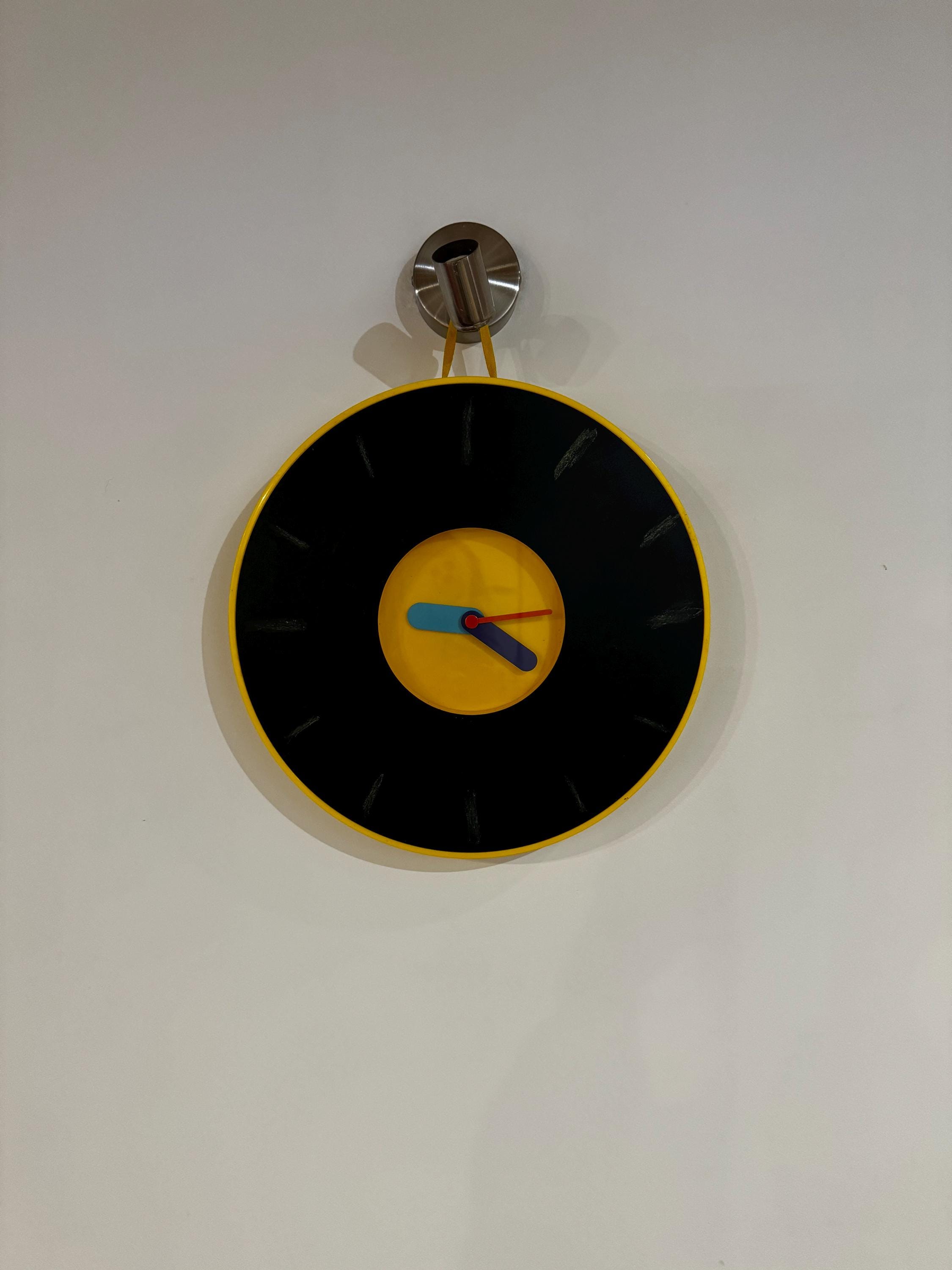 ヴィンテージ IKEA ポップアート ウォールクロック PLADDRA デザイナー