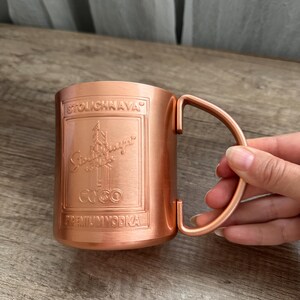 販促用バーウェア - ストリ銅色のメタルマグ、大型カクテルマグ、メタルカクテルグラス