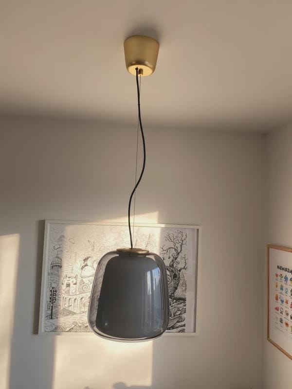 Moderne Glas-Pendelleuchte von Ikea, Evedal High End, Aaron Probin Design, Sammlerstück