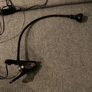 IKEA Jansjo Chrome Table Clamp Lamp, Ikea Flexible Articulating Led Desk Reading Lamp, Ikea black Metallic Goose Neck Spot Light