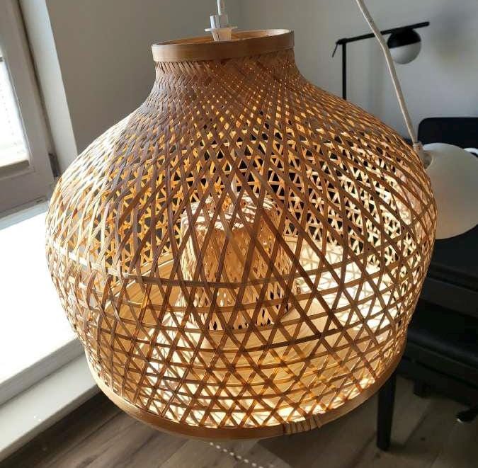 Ikea Misterhult Pendant Lamp Ceiling Chandelier Bamboo