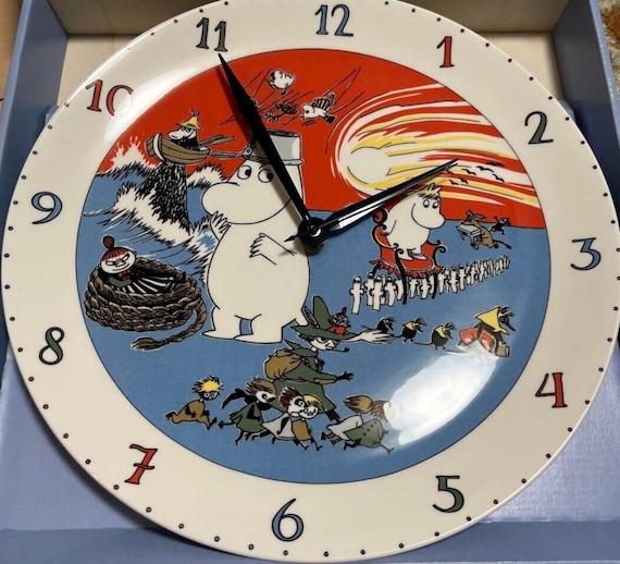 Rare Vintage ARABIA FINLAND Moomin Wall Clock | Moomintroll