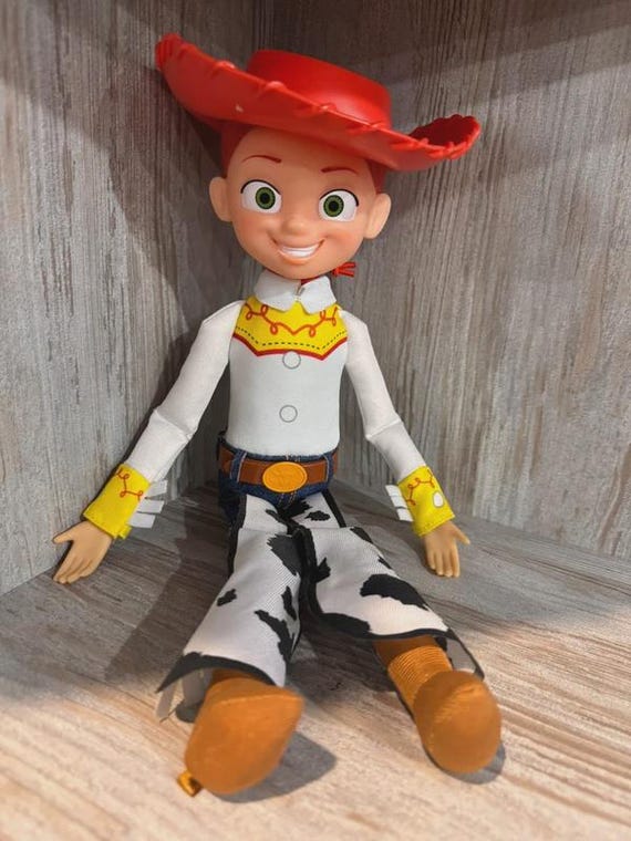 Disney Pixar Toy Story Pull string Jessie doll Talking Doll from Vintage  Toy Story Collection, 14 inch cloth body and Plastic head