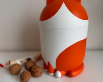 Ikea GREJSIMOJS Cat Storage container box with lid, storage Container Cat Capsule Plastic Box Pop Art