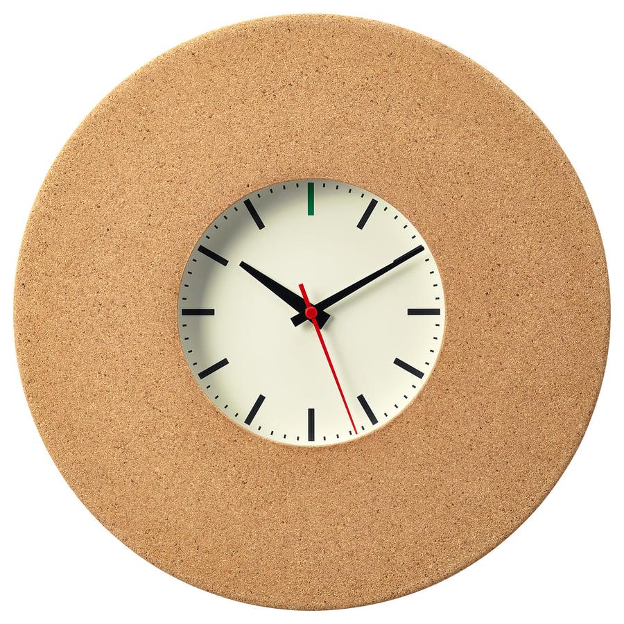 Ikea Natural Cork Clock SVARTGÖK 15