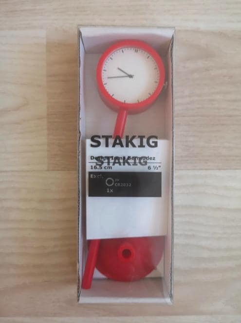 イケアのスタキグ レッド ポップアート テーブルクロック - Etsy 日本