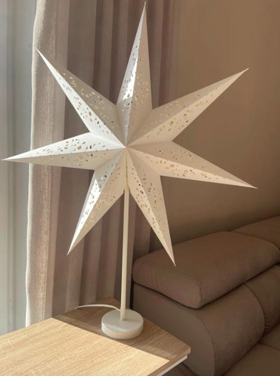 セ*5様 【廃盤レア品】IKEA STRALA　イケア　ストラーラ ライト Ikea Strala White Lace Star Lamp Space Celestial Galactic