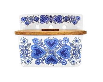 Arabia Finland Kookki Salt Box Lidded Container Gunvor Olin
