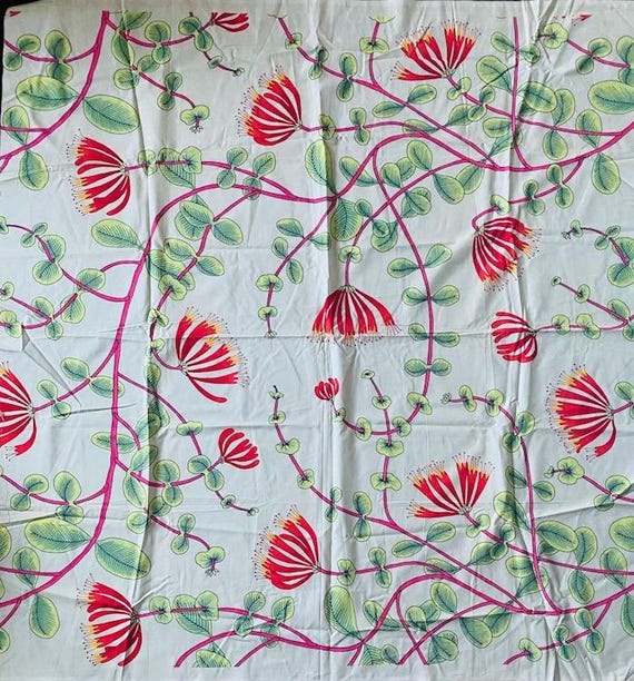 Marimekko Curtain Fabric/table Cloth “kuusama” Tanja Orsjoki, 2004