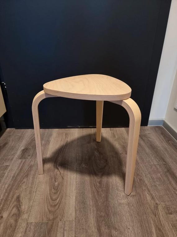 Ikea Birch Plywood Stool Chair