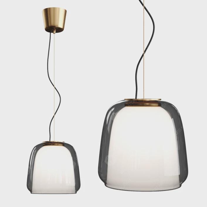 Evedal Ikea Moderne Glas Pendelleuchte, High End Aroman Probin Design Sammler Seltene Esstisch Lichter