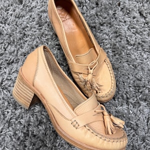 Vintage Swedish Hasbeens Penny Loafers with tassel detail Size 36EU - 5.5US - 3.5UK